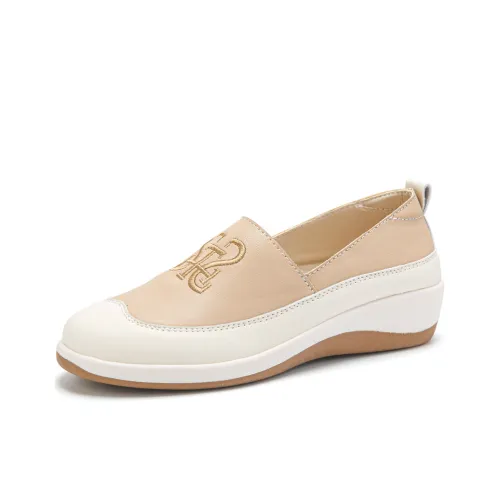 Reivanti Casual 3 см Женские Бежевый Коричневый