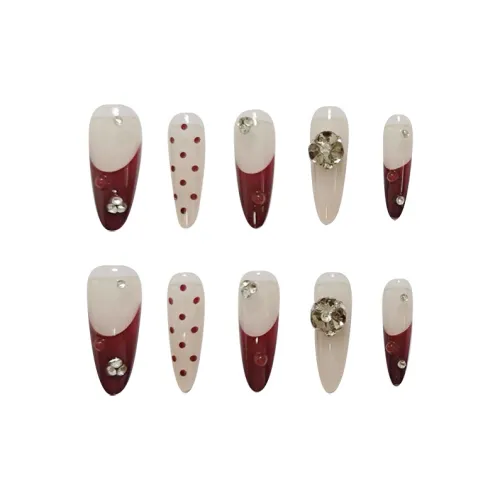 MAXFINE Французский гороховый узор длинный ледяная прозрачность Jump цвет 30MM 10 шт