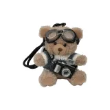 Сине-белая блестящая камера