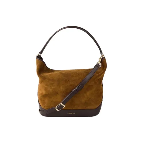 Sandro Коровья кожа Через плечо Одно плечо Сумка Средний Женские CAMEL