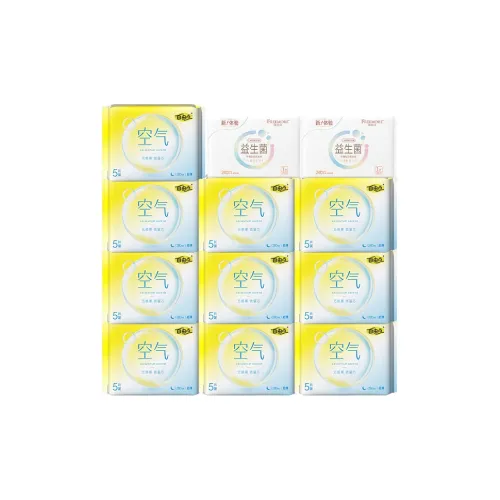 FREEMORE Air Collection Гигиенические прокладки Ультра Тонкие Wa Дышащие Night Use 10 Упаковок + Пробиотики Day Use 2 Упаковки