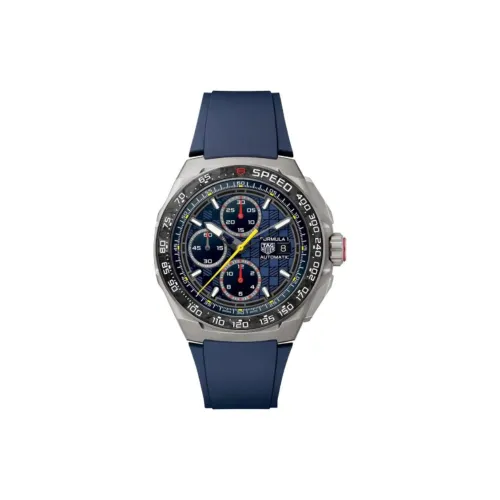 TAG HEUER Автоматический Механический Механизм Мужские Часы 44 мм Синий