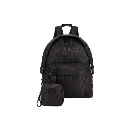 ELLE Ткань Рюкзак Большой Женские Черный