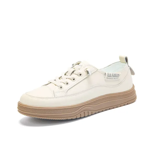 Reivanti Low Топ Скейтборд Кроссовки Женские Бежевые