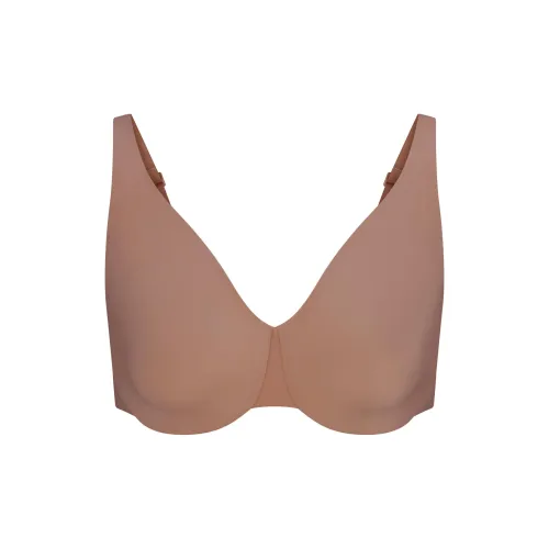 SKIMS SS25 SMOOTHING INTIMATES Без подкладки MINIMIZER Бюстгальтер Женский 1 Пачка Sienna Охра