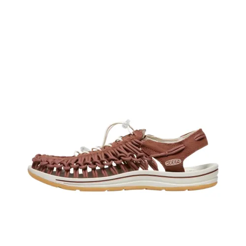 KEEN UNEEK CANVAS Дышащая Горная Обувь Мужская Белая Пескоструйная