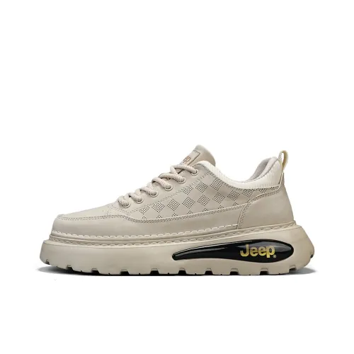 JEEP Сетчатое дно дышащий низкий топ кэжуал мужской песочный
