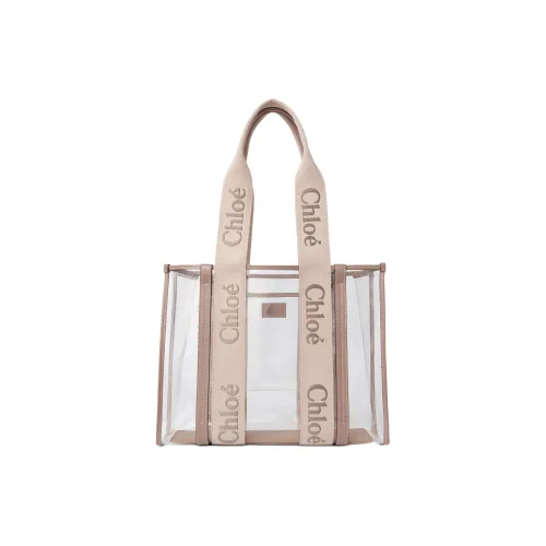 Chloe Термопластичная полиуретановая сумка-тоут сумка для покупок женская светло-розовая