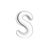 Веселье, буква, серьги-гвоздики (размер S)