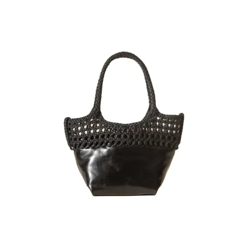 Hereu Телячья кожа Тоут Сумка Сумка для покупок Сумка Сумка через плечо Женская Черная