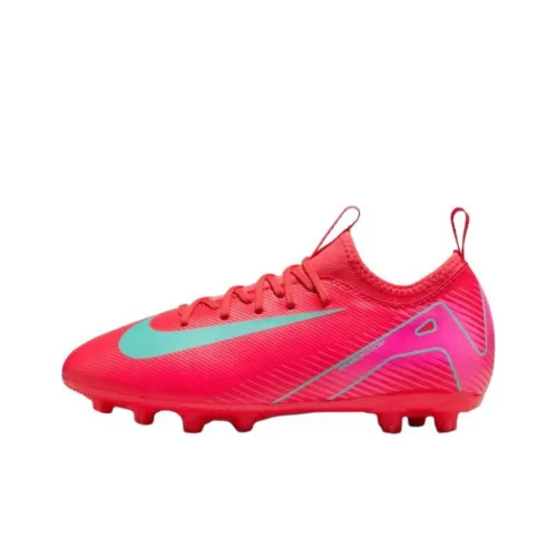 Nike Mercurial Vapor 16 Противоскользящие Устойчивые к истиранию Низкие Детские Футбольные Бутсы Красные