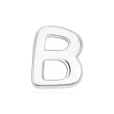 Веселье, буква, серьги-гвоздики (B)