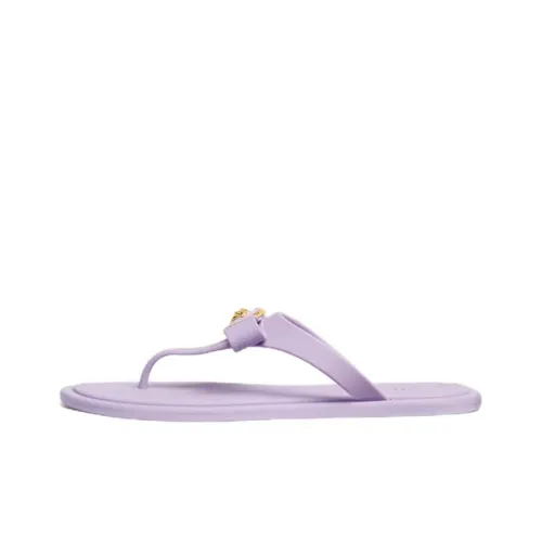 VERSACE Gianni Шлепанцы Женские Фиолетовые