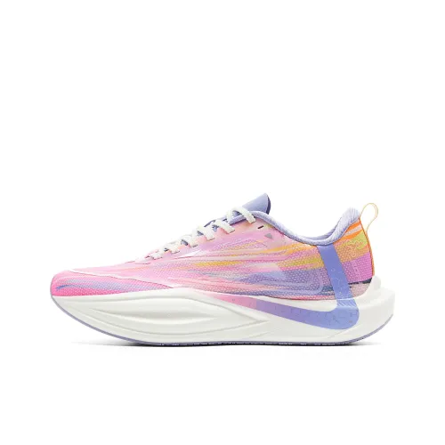 PEAK 2nd Breath 2,0 Беговые кроссовки Низкий Топ Фиолетовый Цветочный Пряжа Женские