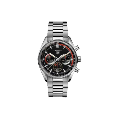 TAG HEUER Автоматический Механический Механизм Мужские Часы 42 мм Черный