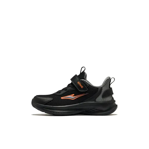 ERKE KIDS Беговые кроссовки Low Top Глубокий черный/Стальной серый Kids