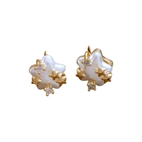 Drejew Copper Stud Earrings Women's Drejew Медные Серьги-гвоздики Женские