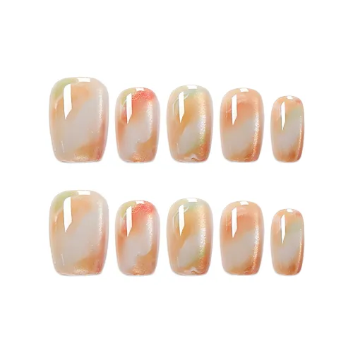 Fanze Qiguang Смешанный Ледяной Прозрачный Элегантный Короткий ЛАДДЕР Желтый Градиент 15 мм