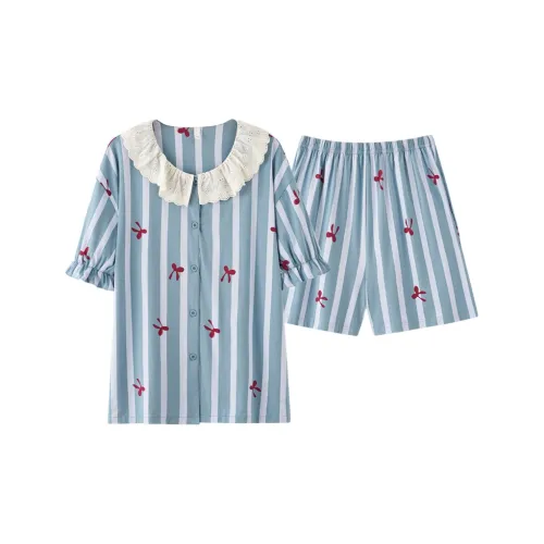 PBENO PD Пижамный комплект женский аква-синий