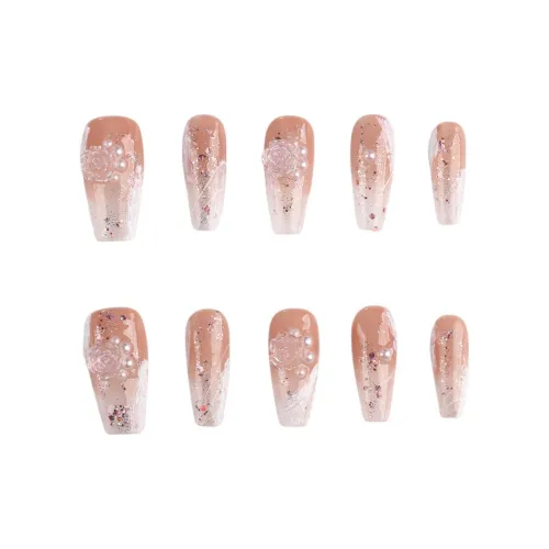 Fanze PURE And Прозрачный Камелия Осветляющий Студенты Съемный 30MM MID Длина (размер в длину) Розовый Смудж