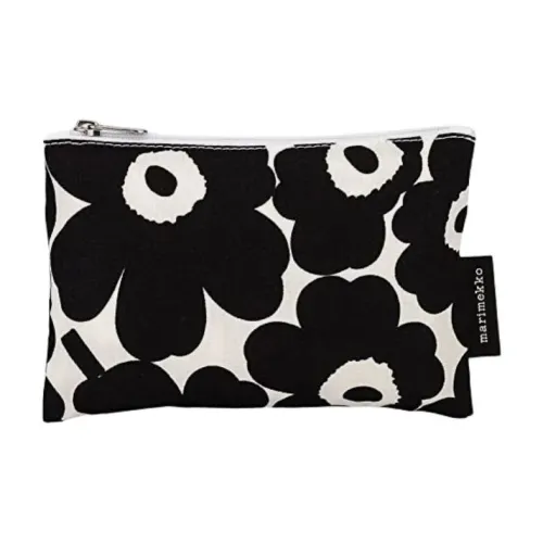 MARIMEKKO Хлопок Косметичка Унисекс Черный Белый