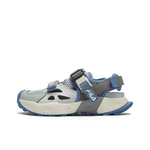 FILA KIDS Светлячок Легкий Амортизаторы Низкий Топ Детские Сандалии Микрочип Серый Мистический Серый