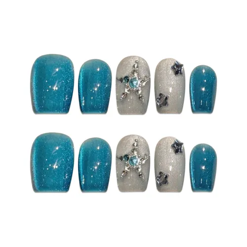 Fanze Blue Ocean Кошачий глаз Осветляющий Сияние Ромб Короткий LADDER Синий Jump Цвет 15 мм