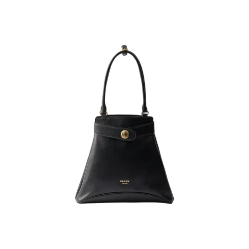 PRADA Etude Телячья кожа Сумка Большая Женская Черная