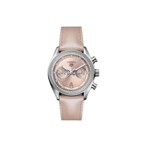 TAG HEUER Автоматический Механический Movement Унисекс Часы 39 мм Розовые