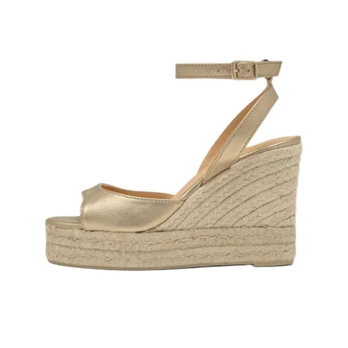 Castañer Blair One Ремешок Сандалии 11 см Женские Золотые