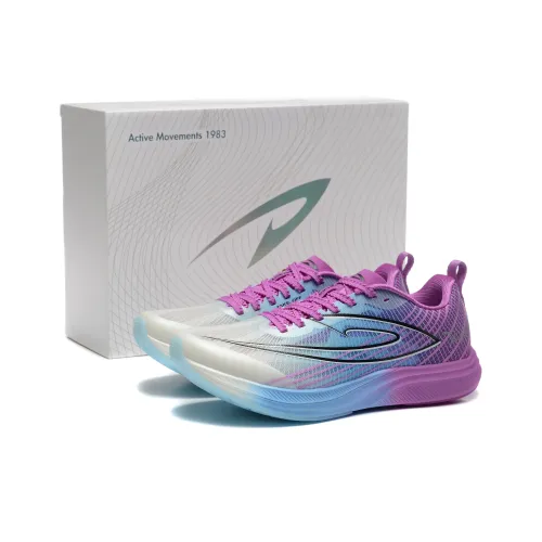 DEERWAY Беговые кроссовки Унисекс Фиолетовый Облачно-розовый