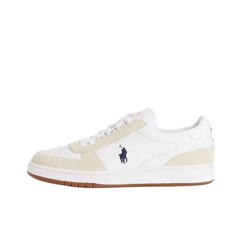 Polo Ralph Lauren Court Low Top Скейтборд Кроссовки Мужские Белые