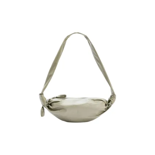 Lemaire Croissant series Коровья кожа Пельменная сумка Круассан сумка Сумка через плечо Маленькая Женская Шалфейно-зеленая