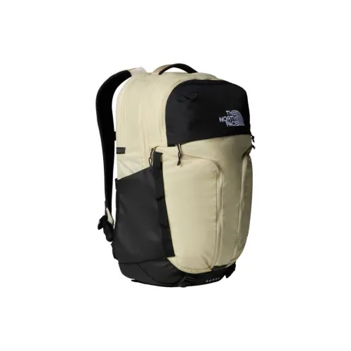 The North Face 31L Альпинистский рюкзак Outdoor Сумка из переработанного материала Черный и Бежевый Унисекс