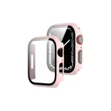 Розовый, закаленное защитное стекло для экрана, встроенный чехол