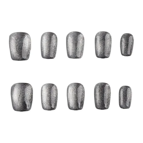 SHANGSHIQIN Утонченный Готический Кошачий глаз Осветляющий Handcrafted False Nail Минималистский стиль Утонченный 15 мм