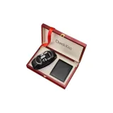 Металлический + Зернистая кожа личи + Короткий кошелек