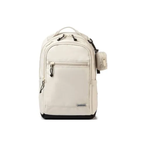 SAMSONITE Ткань Рюкзак Средний Мужской Бежевый Желтый