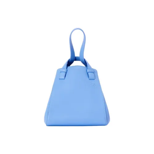 LOEWE Hammock Nugget Napa Голень Кожа Сумка Сумка через плечо Сумка через плечо Женская Синяя