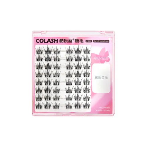 KULESI Цвет айсберга Море цветов Искусственные ресницы Один кластер Натуральный удлинение Стиль 8 рядов из 48 кластеров