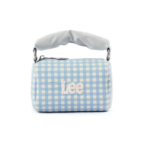 Lee Ткань Сумка Мини Женская Синяя Клетка