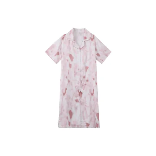 Qin Jing Ночная сорочка Женская Розовая