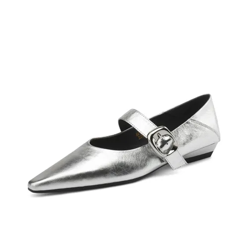 BOERDIQI Грубый каблук Мэри Джейн туфли 2 см женские