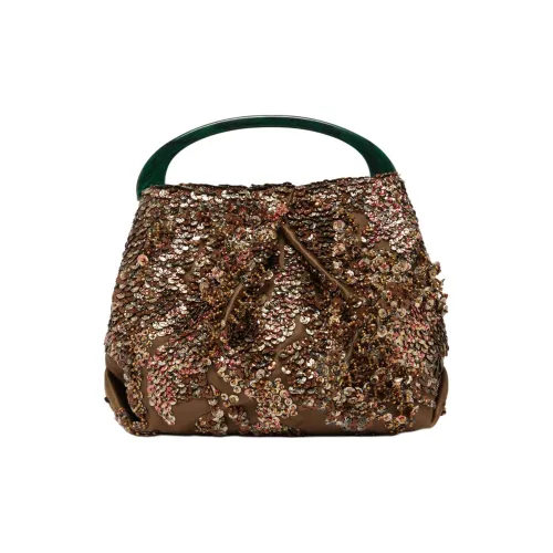 DRIES VAN NOTEN Шелковая Сумка на одно плечо Мини Женский Коричневый