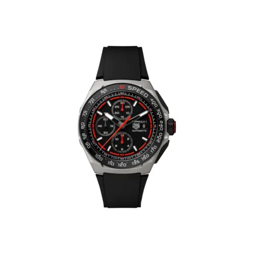 TAG HEUER Автоматический Механический Механизм Мужские Часы 44 мм Черный