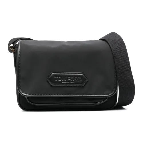 TF Полиэстер Телячья кожа Плечевая сумка Стандартная Мужская Черная