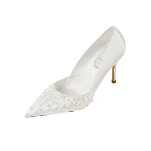 Houseofavenues Узкий каблук Высокие каблуки Женские Белые