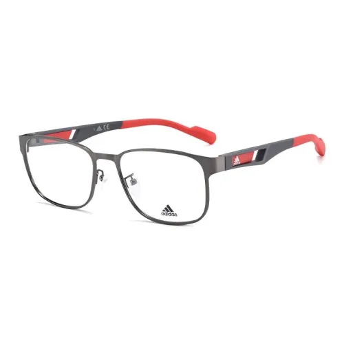 Adidas Литьевые Металлические Квадратные Оправы для очков Мужские Серый Красный