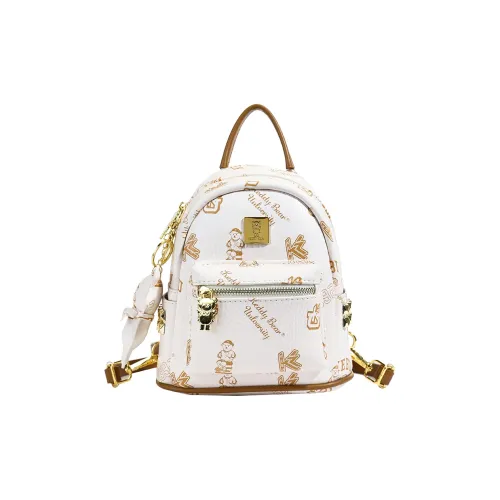 Single Warehouse ПУ (полиуретан) Рюкзак Маленький Женский Белый Розовый Коричневый Черный