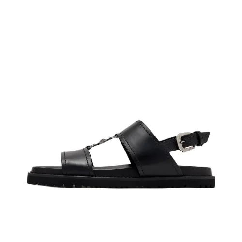 VERSACE Medusa One Strap Sandals Men's Black